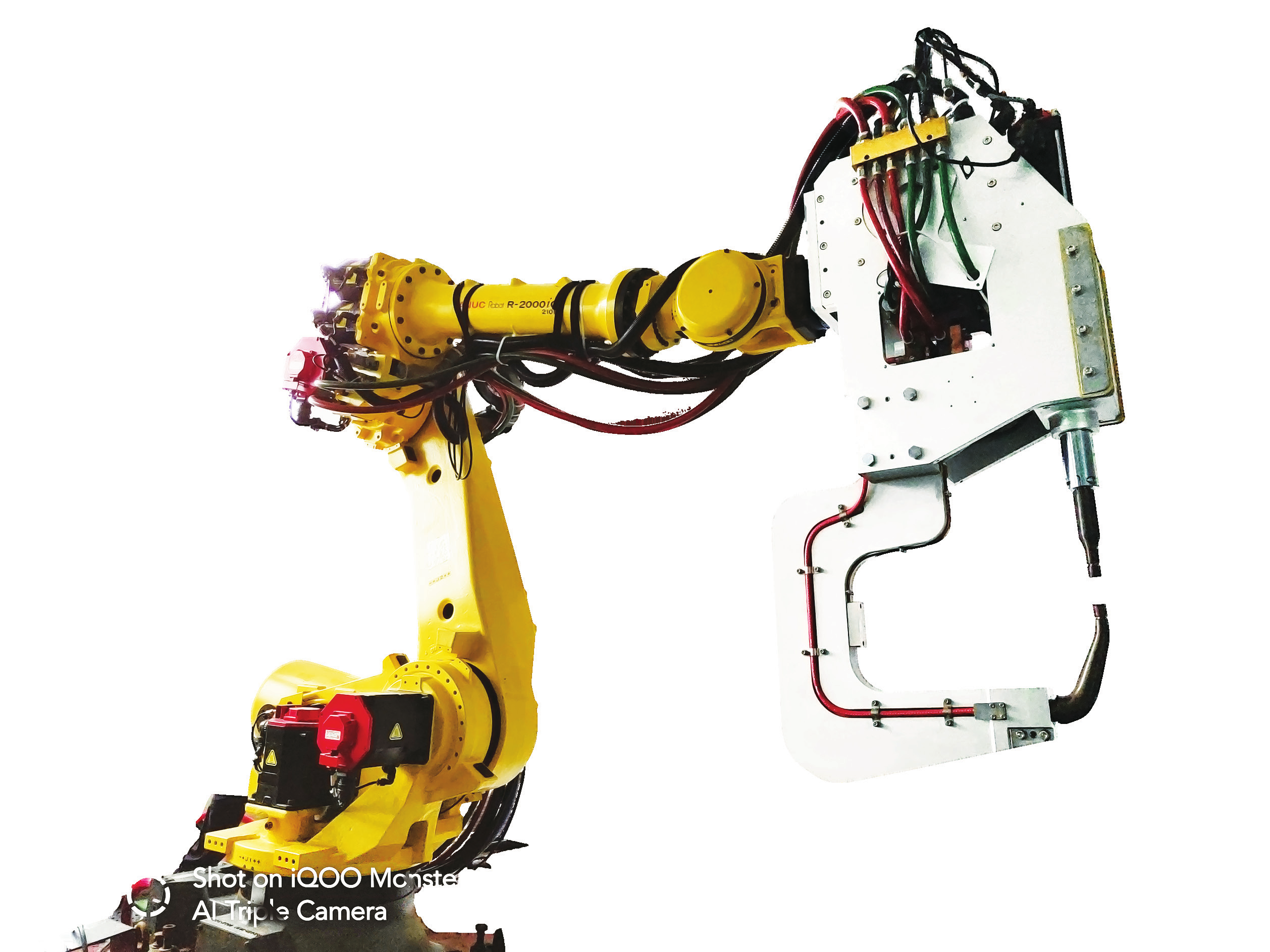 机器人铝连接中频电伺服点焊机